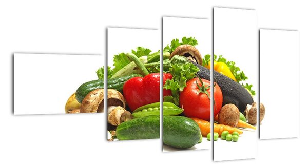 Směs zeleniny, obraz (110x60cm)