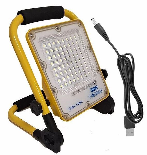 Reflektor LED 64 × 50 W, přenosný s akumulátorem, IP66