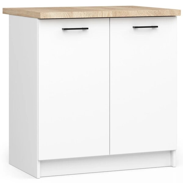 Kuchyňská deska VERMINA - 80x60x3,2 cm, dub sonoma