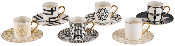 SADA ŠÁLKŮ porcelán (new bone china) keramika Novel - Kolekce nádobí