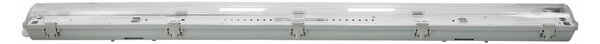 Hermetické LED plechové svítidlo 2x120cm - IP65 BERGE