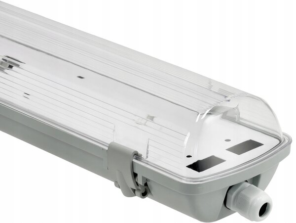 Hermetické LED plechové svítidlo 2x120cm - IP65 BERGE