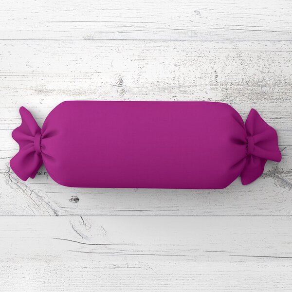 Biante Polštář válec bonbon Rongo RG-092 Purpurový 15x40 cm