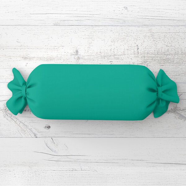Biante Polštář válec bonbon Rongo RG-091 Tyrkysově zelený 15x40 cm
