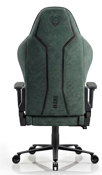 Látková herní židle černo-zelená Diablo X-One 2.0 Forest Green King