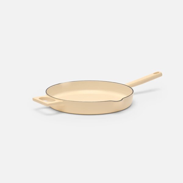 Fabini Pánev Mattia 3.0, ø 26 cm - Smaltovaná litinová pánev, lesklá krémová