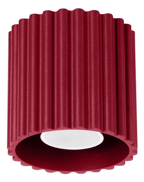 Sollux SL.1819 - Bodové svítidlo AURA 1xGU10/10W/230V 10 cm červená