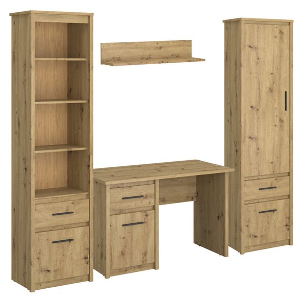 Kancelářská sestava 2.3 m dub artisan Ayson