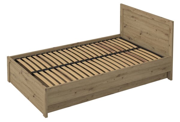 Postel 120x200 s úložným prostorem dub artisan Ayson