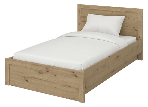 Postel 120x200 s úložným prostorem dub artisan Ayson