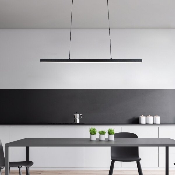 Brilagi - LED Lustr na lanku AXIS LED/30W/230V 120 cm černá