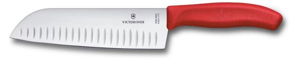 Victorinox - Kuchyňský nůž santoku SWISS CLASSIC 17 cm červená