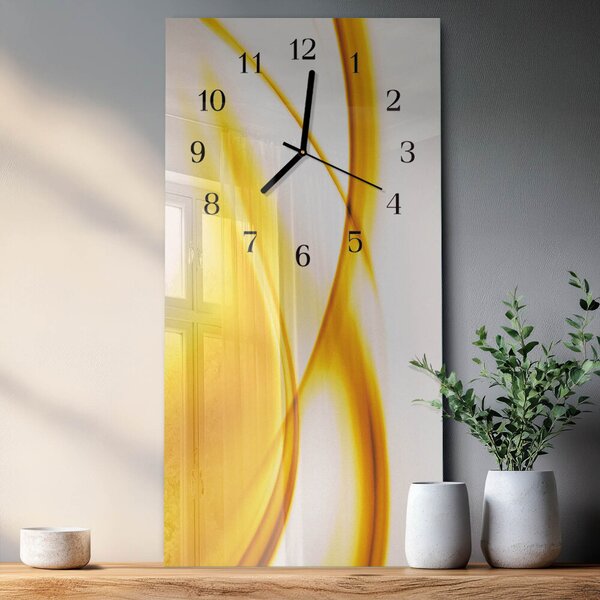 Skleněné hodiny vertikální Abstraktní umění zsppc-30x60-00170695