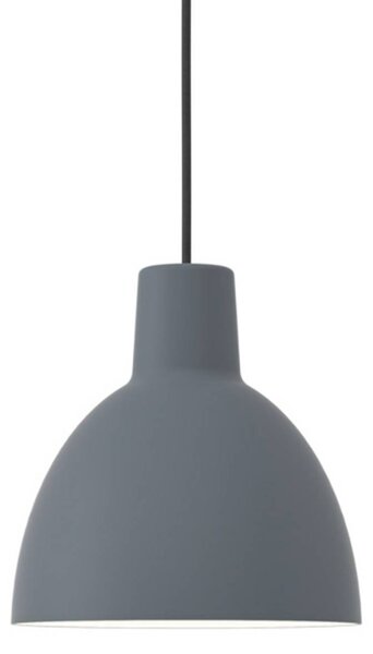 Louis Poulsen závěsné světlo Toldbod 250 modrošedé, stmívatelný, Hliník / šedá / zinek, Obývací pokoj / jídelna, Hliník, Design