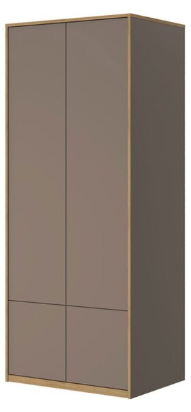Skříň čtyřdveřová Complex 80x196x58 cm šedý kubanit