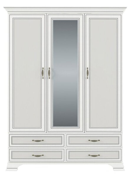 Skříň se zrcadlem 3d4s fineline crema Tiffany II