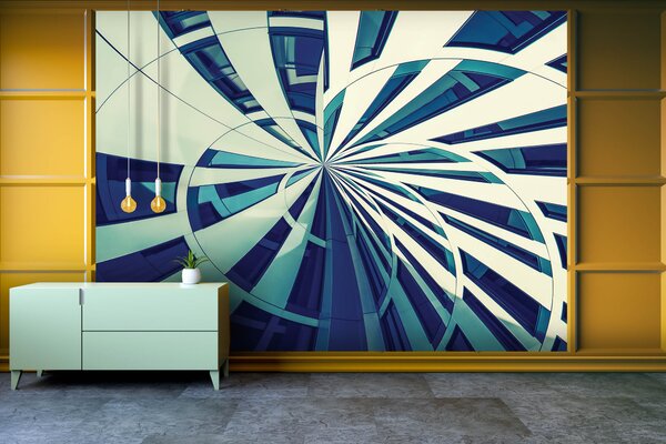 Malvis ® Tapeta Abstraktní fasádní linie Vel. (šířka x výška): 144 x 105 cm