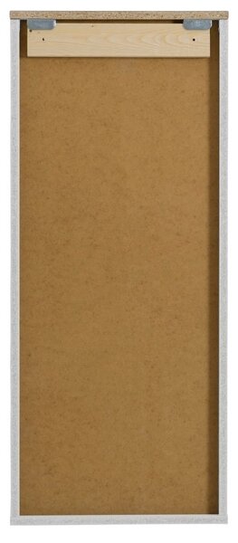 Matně bílá lakovaná nástěnná vitrína Tenzo Dot 95 x 40,5 cm