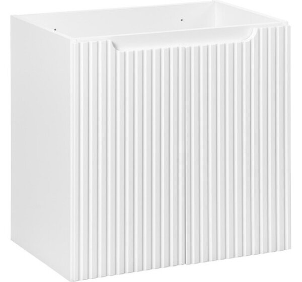 Comad Závěsná skříňka Nova White Beyond s deskou a umyvadlem 60 cm bílá/dub evoke