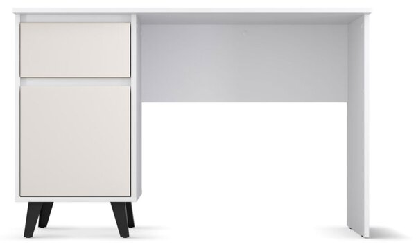 Psací stůl BORG 1d1s/120 bílý / kašmír