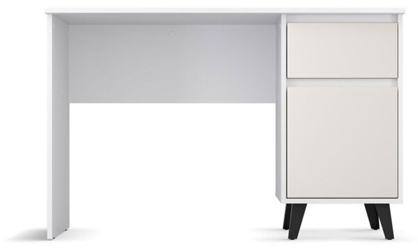 Psací stůl BORG 1d1s/120 bílý / kašmír