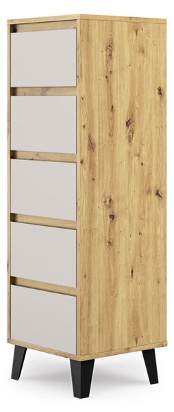 Komoda Borg 5s/40 dub artisan / kašmír