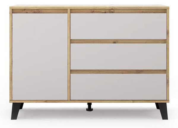 Komoda Borg 1d3s dub artisan / kašmír
