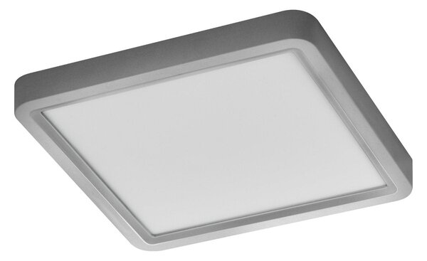 Stříbrný LED Panel ORBIS 195x195mm 16W Click Stmívatelný, Teplá Bílá