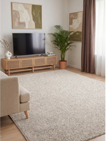 Šedokrémový pratelný koberec 240x340 cm Rocco Dark Cream – Elle Decoration