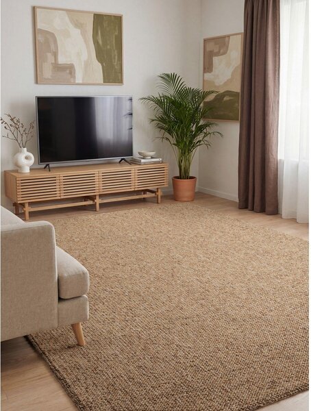 Světle hnědý pratelný koberec 80x150 cm Rocco Caramel – Elle Decoration