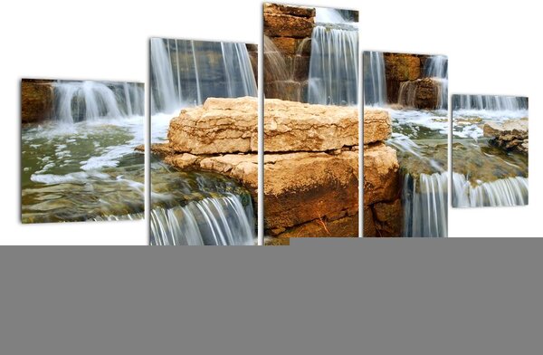 Obraz tekoucí vody (125x70cm)