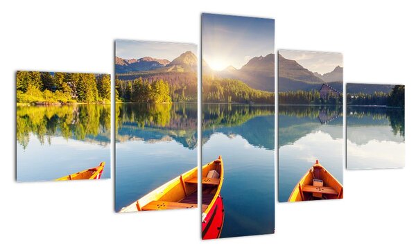 Obraz Štrbské pleso, Tatry, Slovensko (125x70cm)