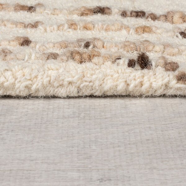 Flair Rugs, Kusový koberec Memphis Abstract Swirl Natural/Brown, 120x170, béžová, ložnice