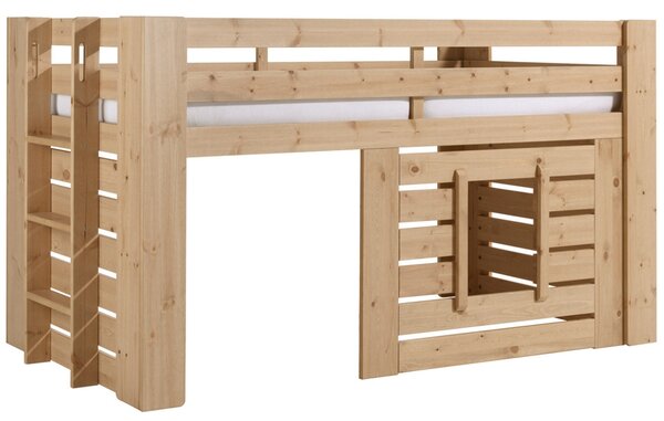 Masivní borovicová patrová postel Vipack Oliver 90 x 200 cm