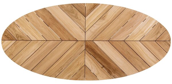 Bizzotto Teakový zahradní jídelní stůl Paldail 240 x 110 cm
