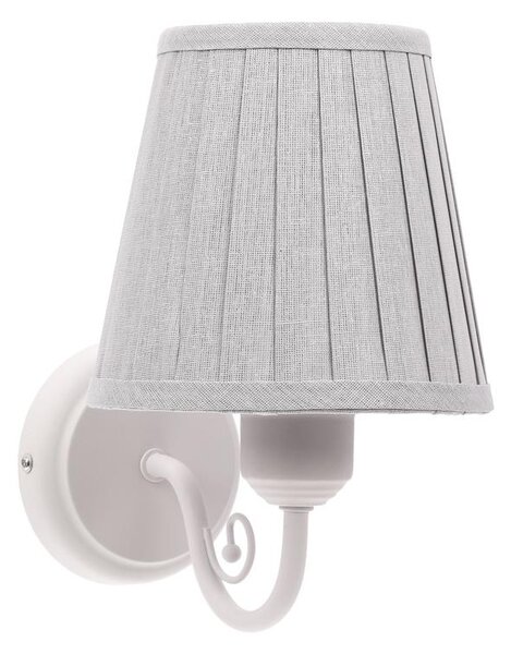 Nástěnná lampa FIREZ 1xE27/40W/230V bílá/šedá
