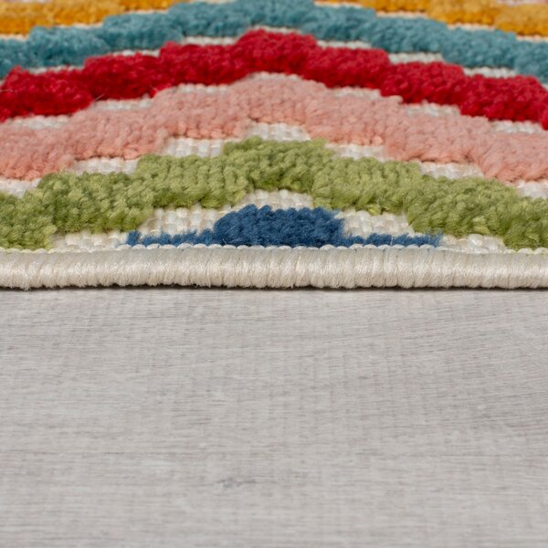 Flair Rugs, Kusový koberec Miami Bay Diamond Multi – na ven i na doma, 200x290, vícebarevná, exteriér