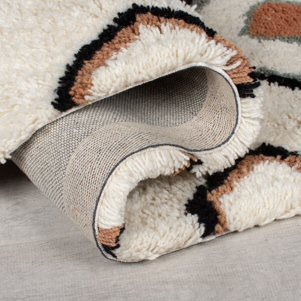 Flair Rugs, Kusový koberec Moroccan Midar Shaggy Multi, 120x170, vícebarevná, ložnice