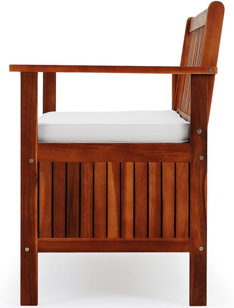 Deuba Zahradní lavice s úložným boxem - 120 cm x 59 cm x 90 cm