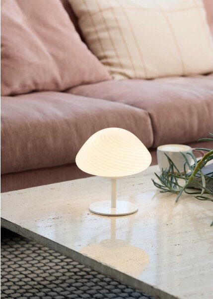 Halo Design 746996 - Stolní lampa CANDY MINI MUSH 1xG9/25W/230V pr. 17 cm bílá