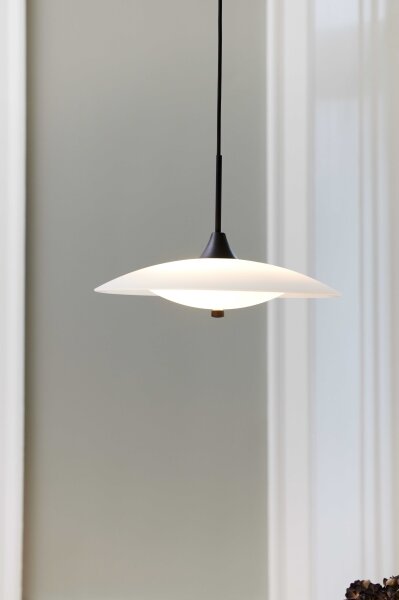 Halo Design 991294 - Lustr na lanku BARONI 2xG9/18W/230V pr. 35 cm bílá/černá