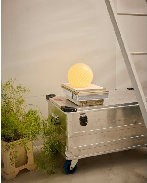 Halo Design 748808 - Stolní lampa CANDY 1xE14/25W/230V pr. 20 cm béžová