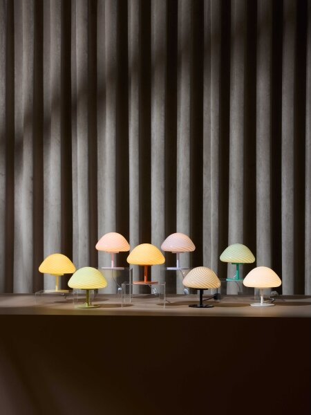 Halo Design 747016- Stolní lampa CANDY MINI MUSH 1xG9/25W/230V pr. 17 cm béžová