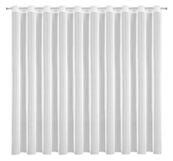 ZÁCLONA NA KROUŽCÍCH ESEL 350X250 CM BÍLÁ BX