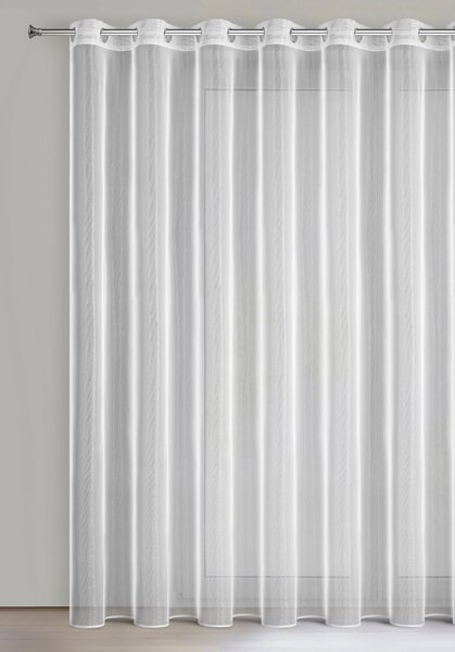 ZÁCLONA NA KROUŽCÍCH ESEL 350X250 CM BÍLÁ BX