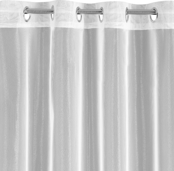 ZÁCLONA NA KROUŽCÍCH ESEL 350X250 CM BÍLÁ BX