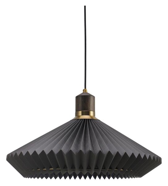 Halo Design 744299-Lustr na lanku PARIS 1xE27/60W/230V pr. 56 cm černá/mosaz/dub