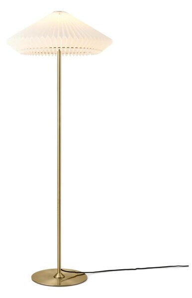 Halo Design 745050 - Stojací lampa PARIS 1xE27/40W/230V mosaz/bílá/dub