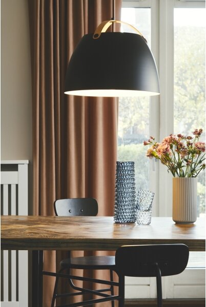 Halo Design 734887 - Lustr na lanku OSLO 1xE27/40W/230V pr. 40 cm černá/dub