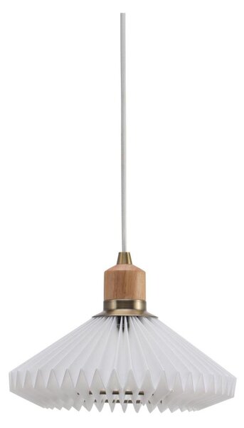 Halo Design 744053 - Lustr na lanku PARIS 1xG9/28W/230V pr. 24 cm bílá/mosaz/dub